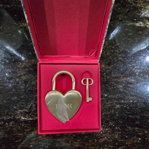 NIB Authentic Christian Dior Lock and Key - Picture 1 of 3